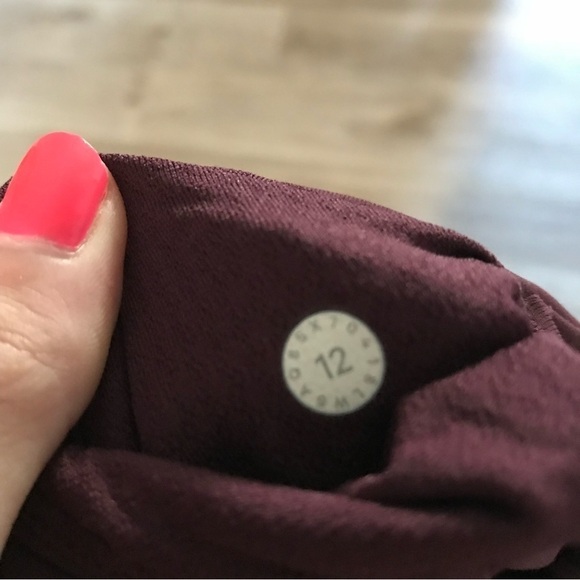 Lululemon Wunder Under Crop High-Rise Flocked 21” Dark Adobe Scatter Floral - Picture 3 of 4